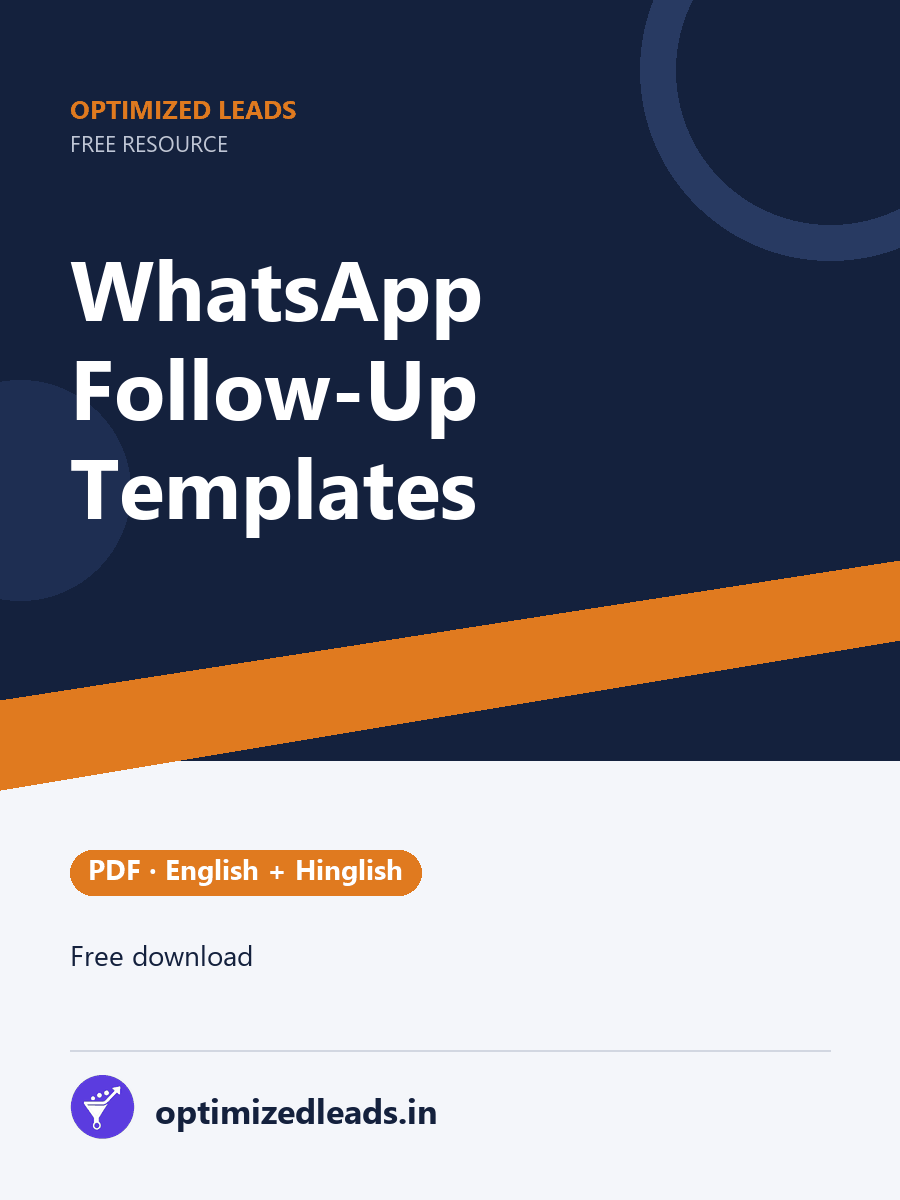 WhatsApp Follow-Up Templates free PDF cover
