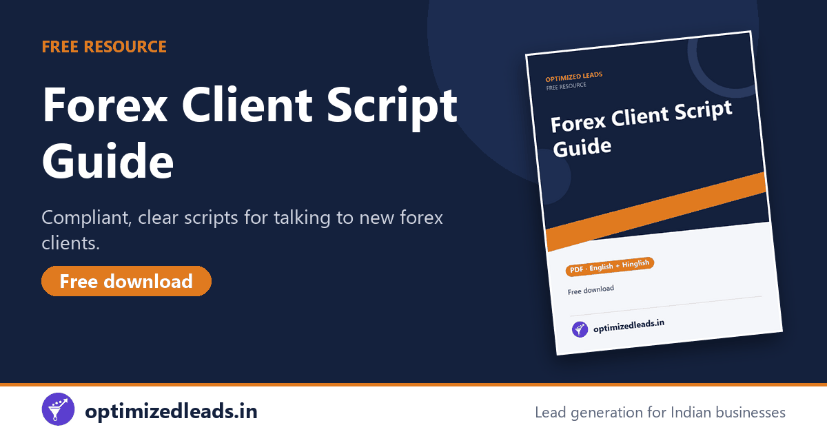 Forex Client Script Guide: free PDF from Optimized Leads